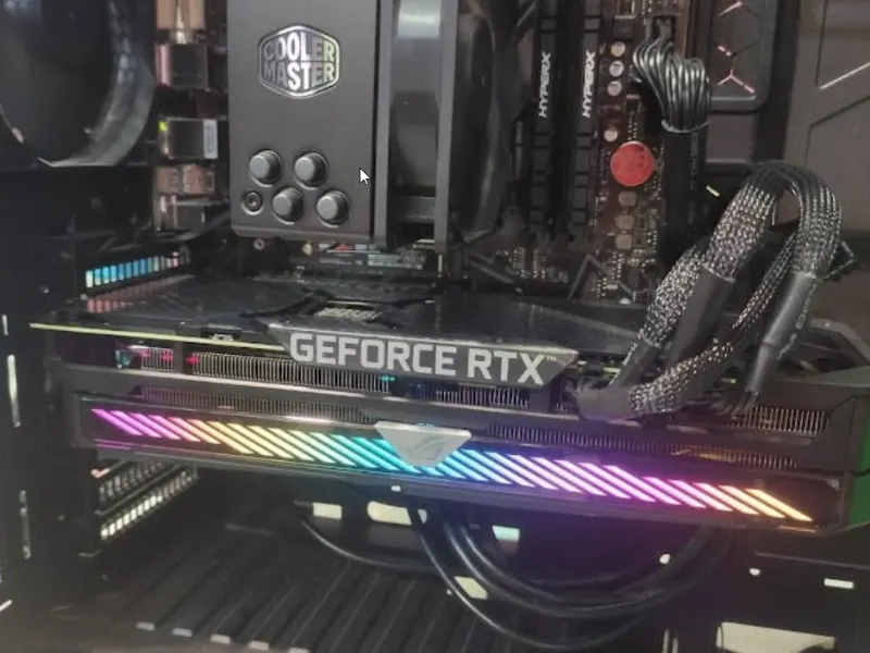Assembled PC with GeForce RTX and Cooler Master cooler